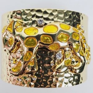Lilly Pulitzer Gold Leopard Cuff Bracelet